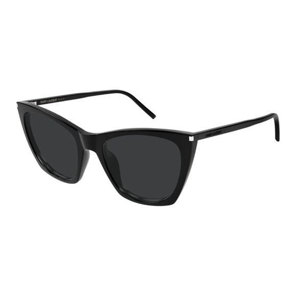 NEW SAINT LAURENT SUNGLASSES, SL214 KATE THIN 001 BLACK WOMEN SL 214 KATE